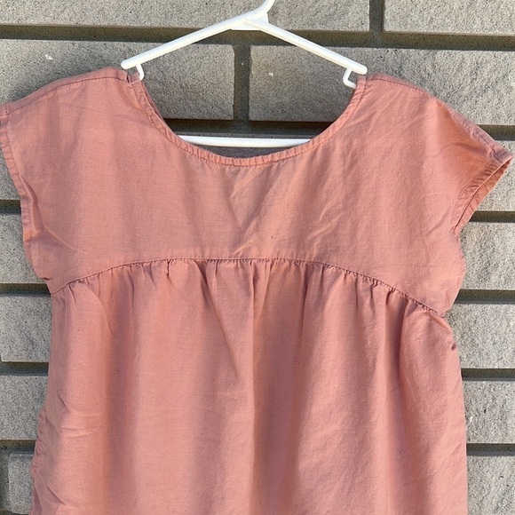GAP Blush Colour Eyelet Blouse/Tunic M (8) - Picture 4 of 7